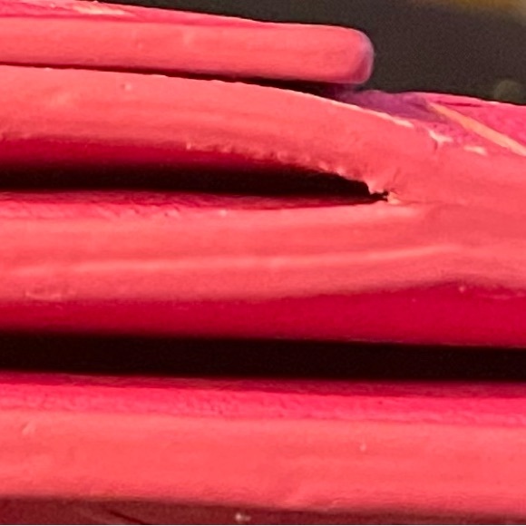 Bottega Veneta Deep Pink Woven Wallet - Picture 8 of 8